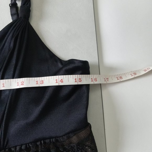 BCBG MaxAzria | Lace and Beaded Babydoll Dress - Picture 12 of 13